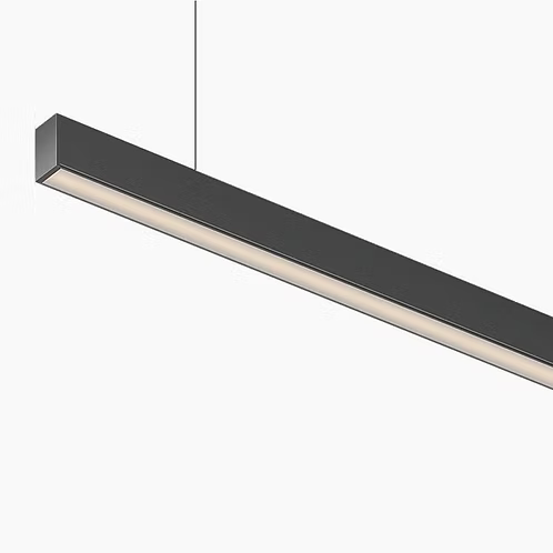 Linear 1800mm Black Tri-Color 50W Ceiling Light