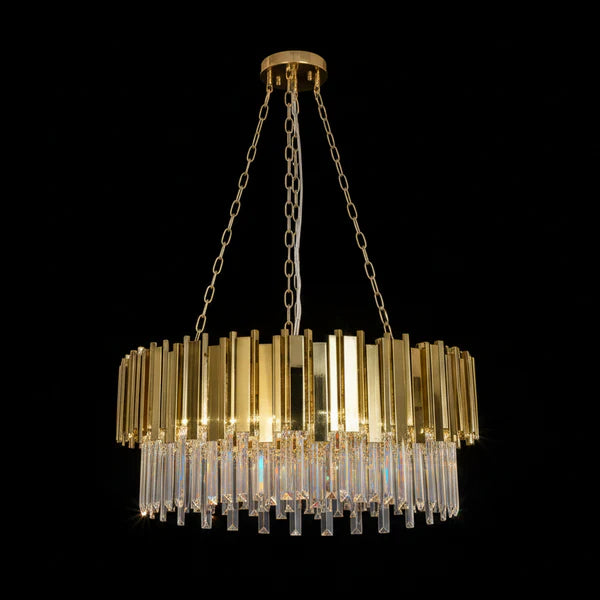 SOPHIE Crystal Chandelier 12 Light 800mm (Gold)