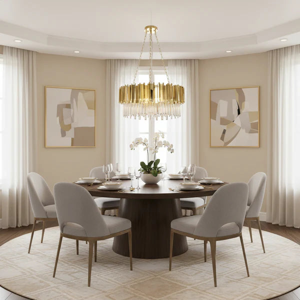 SOPHIE Crystal Chandelier 12 Light 800mm (Gold)