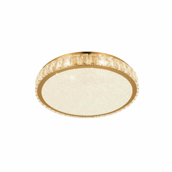 EDAN Crystal Ceiling Light Tri-Colour LED 500mm (Gold)