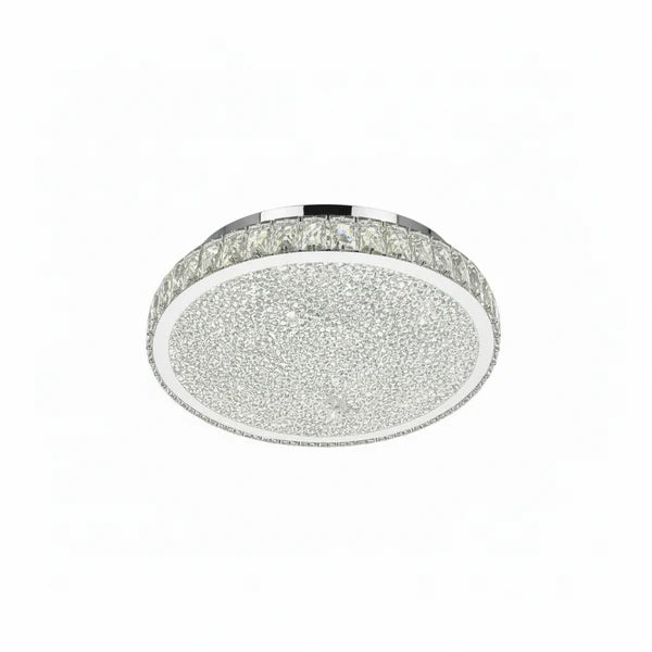 EDAN Crystal Ceiling Light Tri-Colour LED 500mm (Chrome)