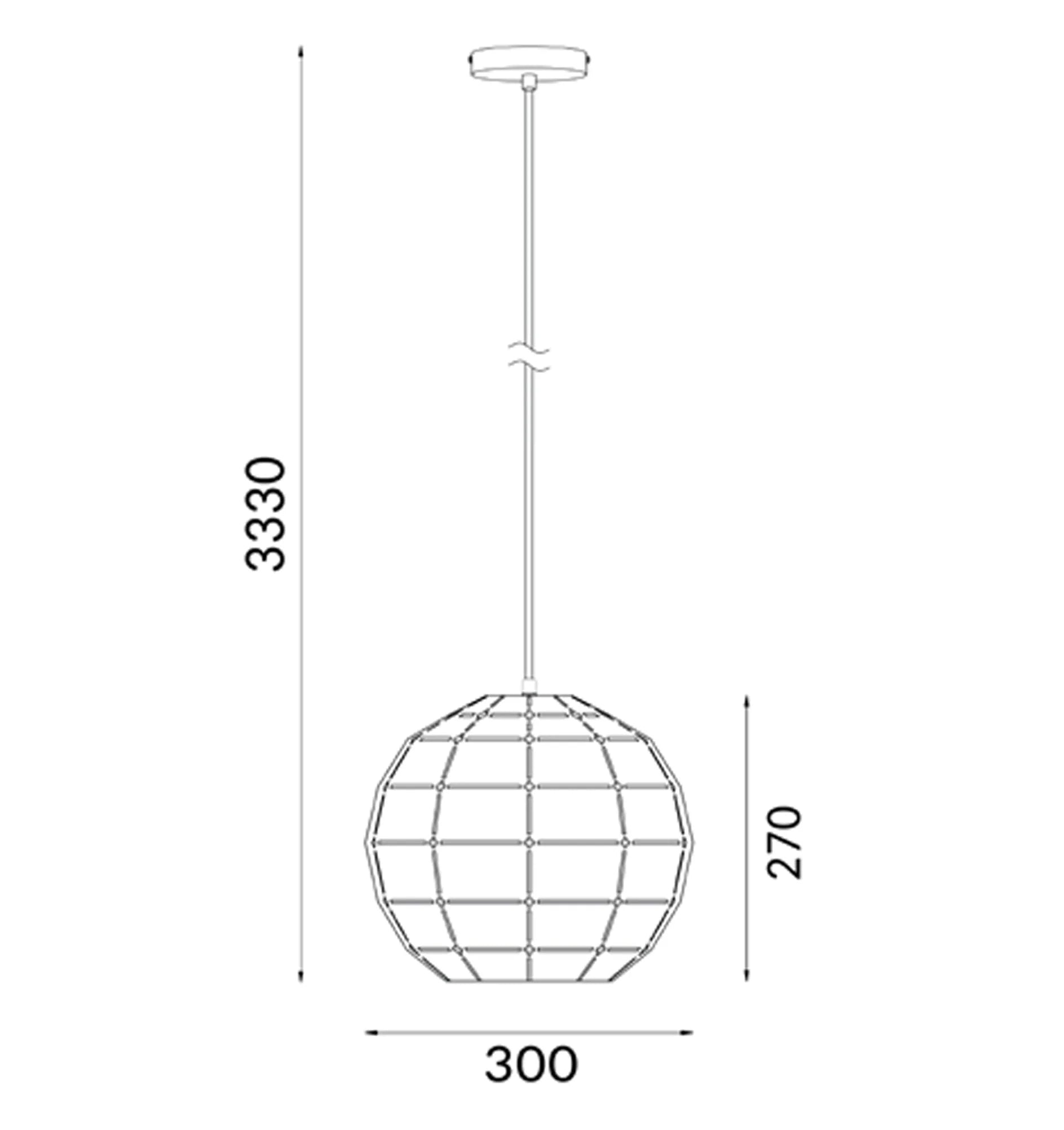 ARMIS: Retro Tiled Wine Glass Shape Pendant Lights