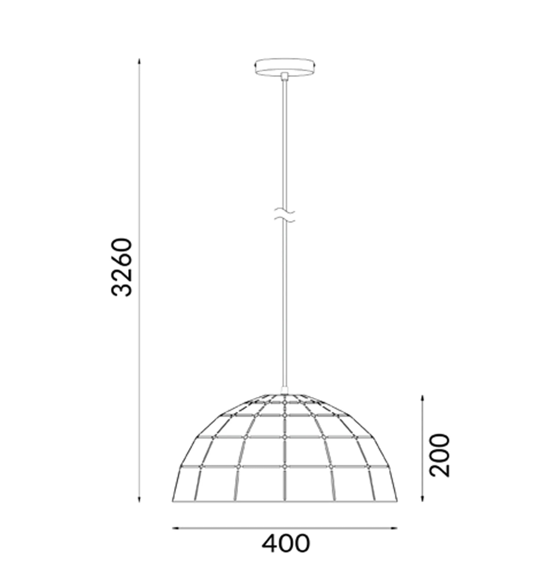 ARMIS: Retro Tiled Dome Shape Pendant Lights