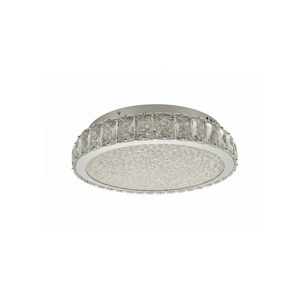 EDAN Crystal Ceiling Light Tri-Colour LED 400mm (Chrome)