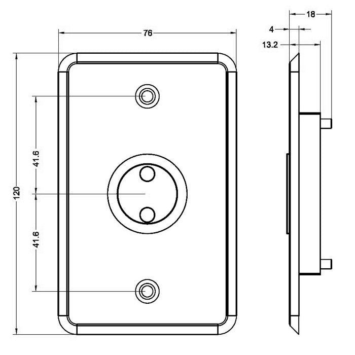 Indoor Touch Door Release Button
