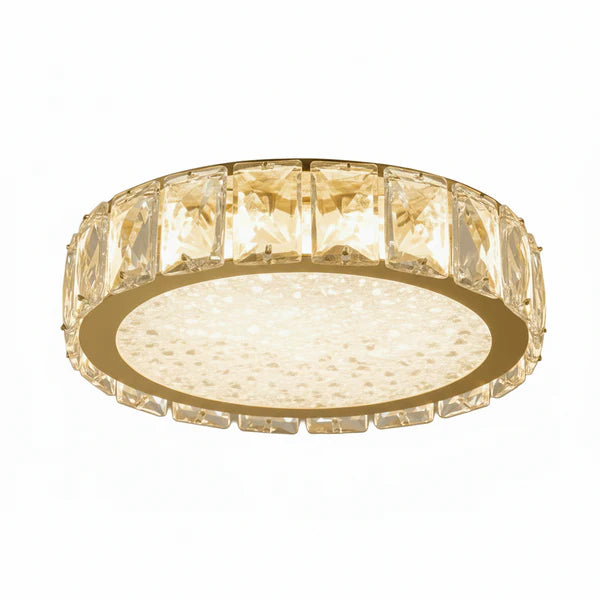 EDAN Crystal Ceiling Light Tri-Colour LED 300mm (Gold)
