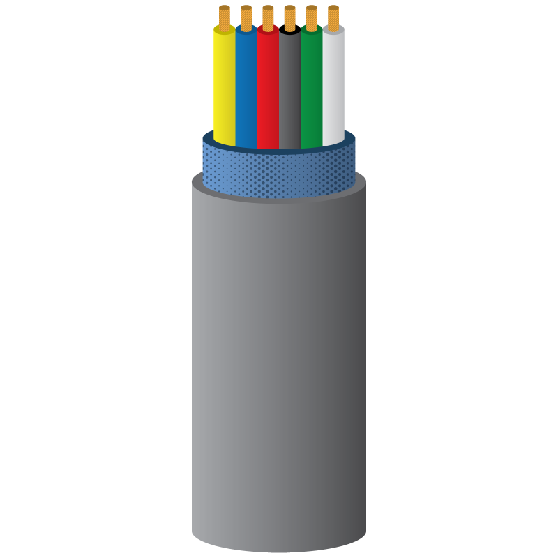 200m 6-Core Access Control Cable (7/0.20mm)