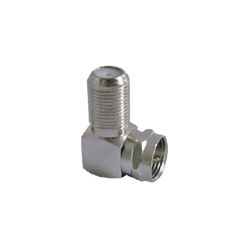 F Male Right Angle to F Female adaptor
