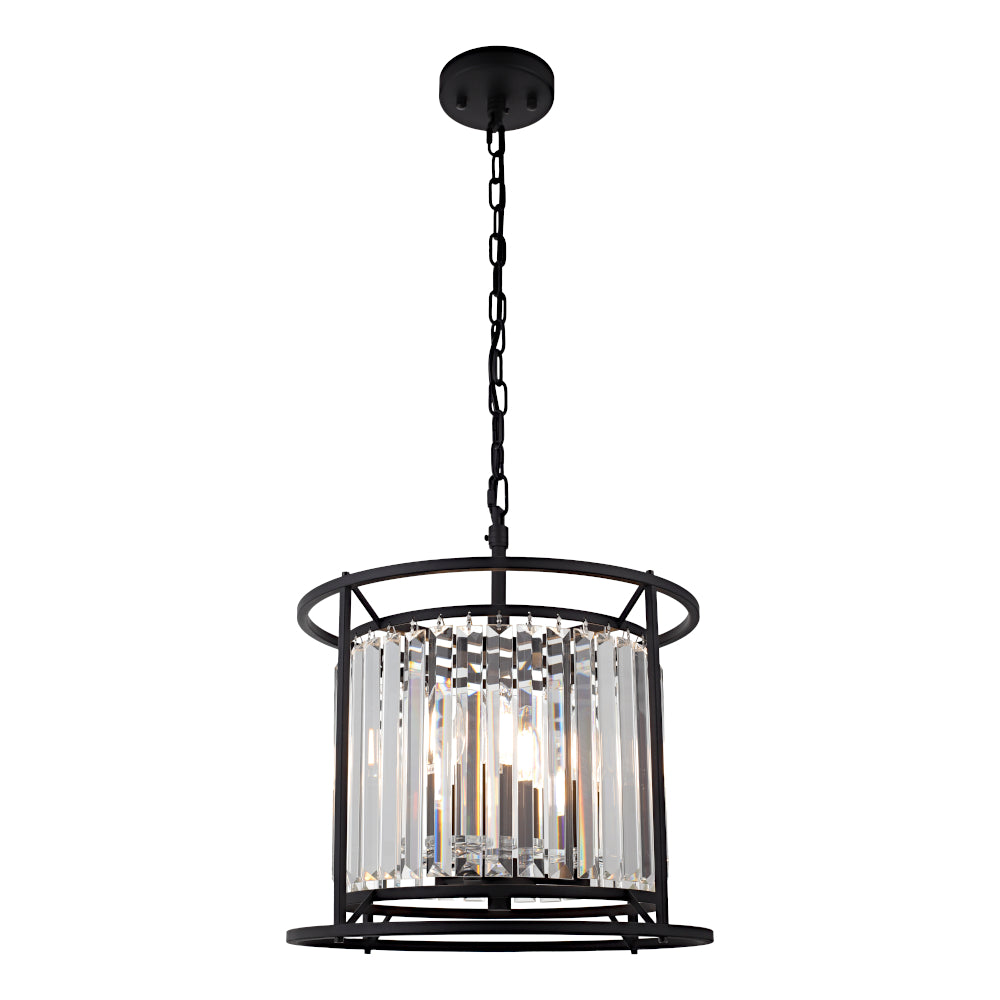 AMELIA 3LT PENDANT BLACK