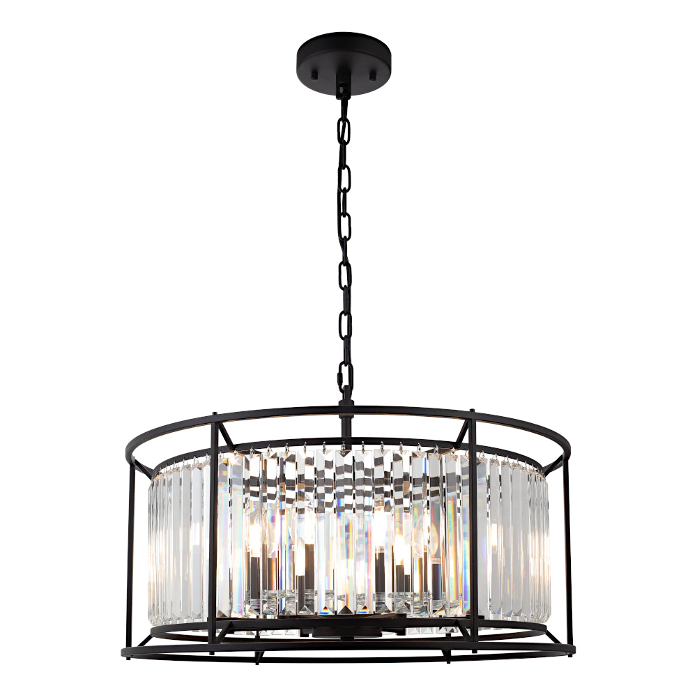 AMELIA 8LT PENDANT BLACK