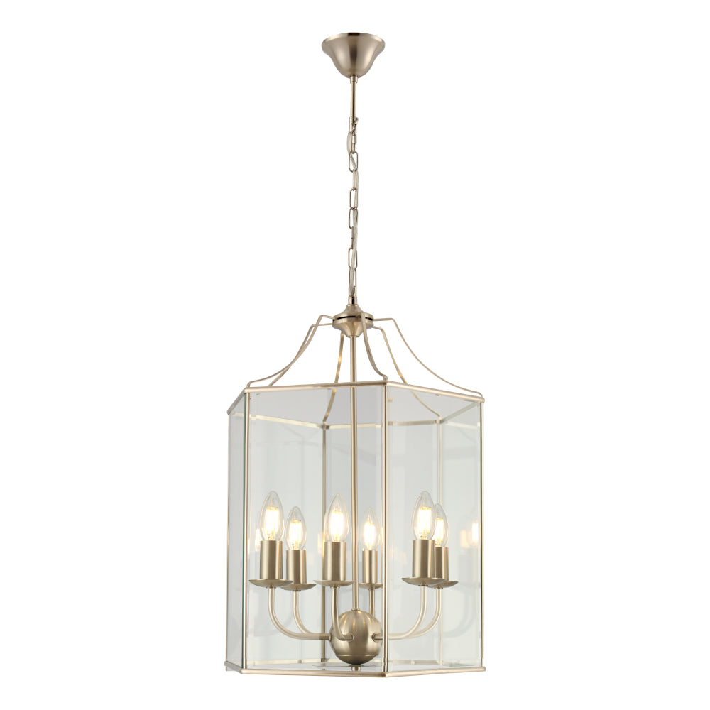 ARCADIA 6LT PENDANT S/CHROME