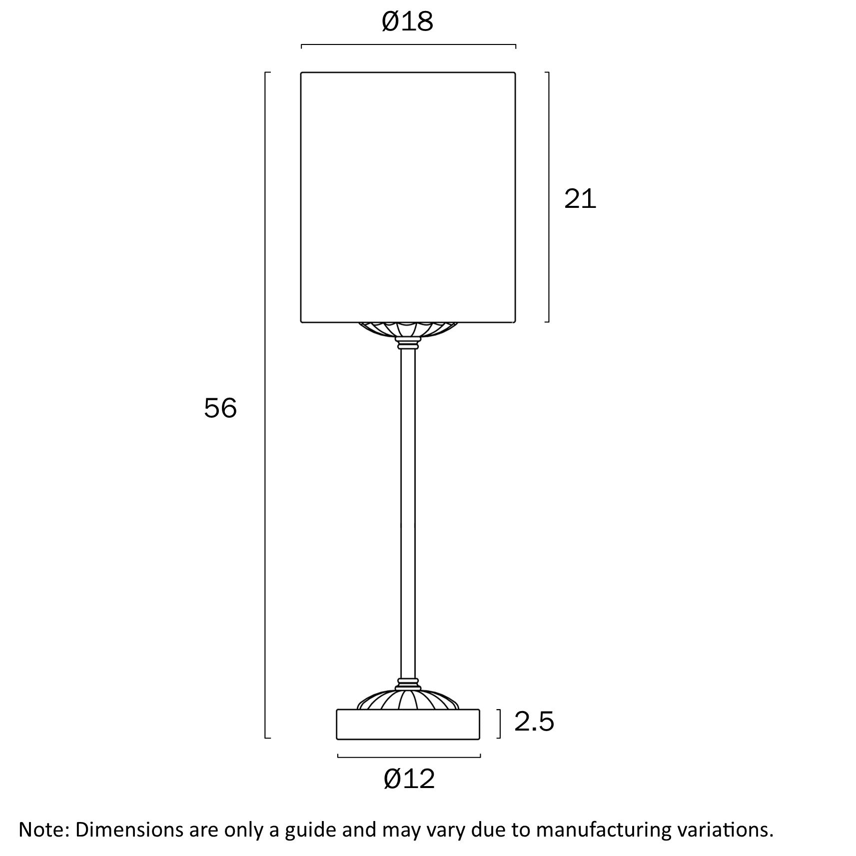ARGOS TABLE LAMP