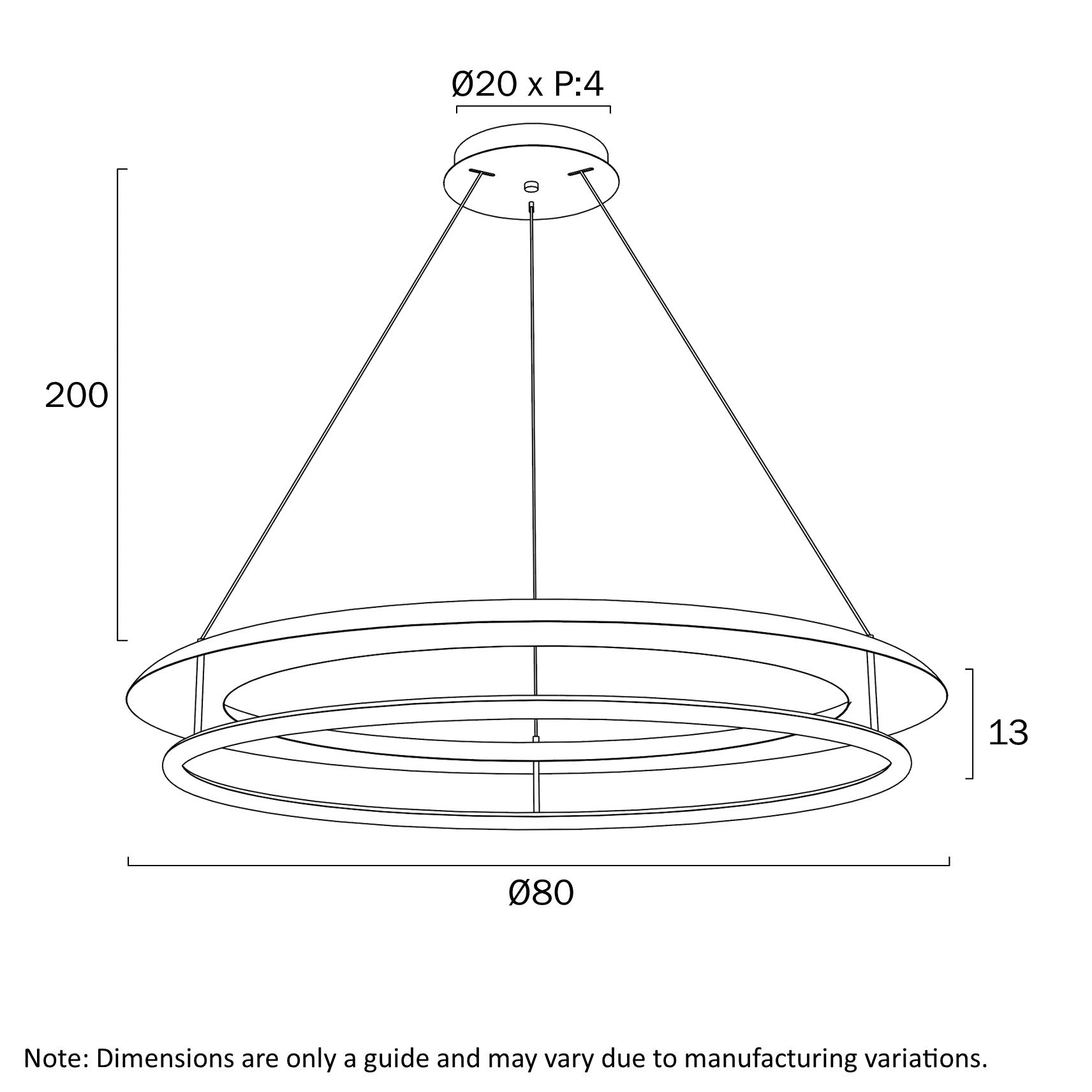 ARIVA 80 PENDANT LIGHT
