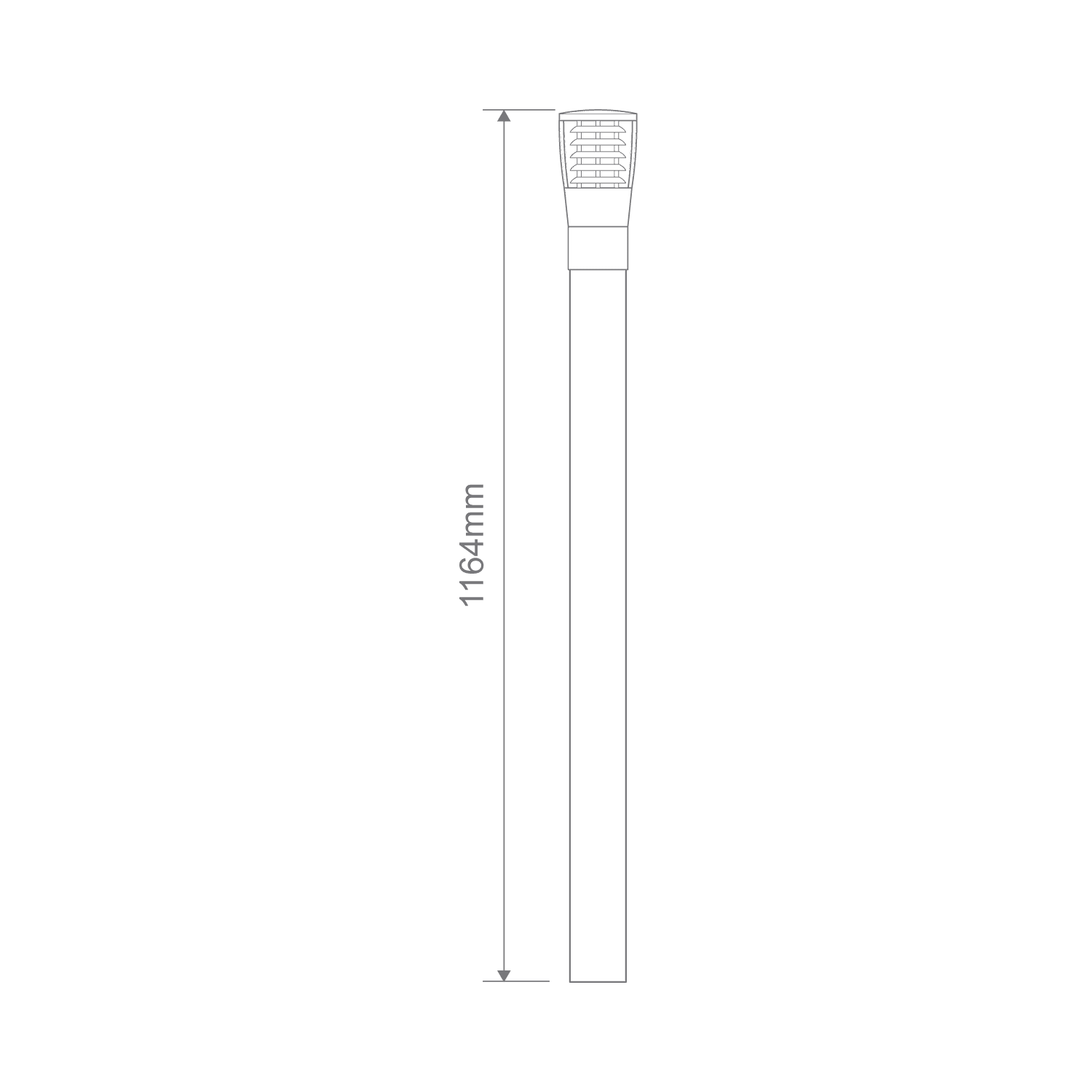BL-300 HEAD C/W 1M POST