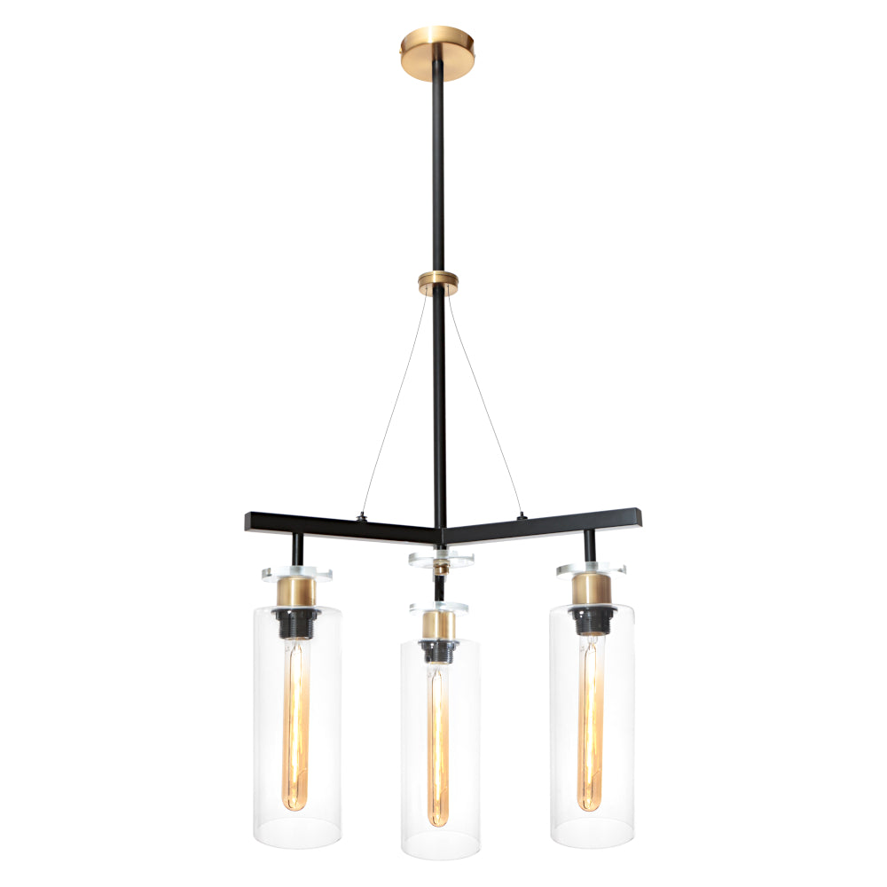 BOURNE 3LT PENDANT BLACK