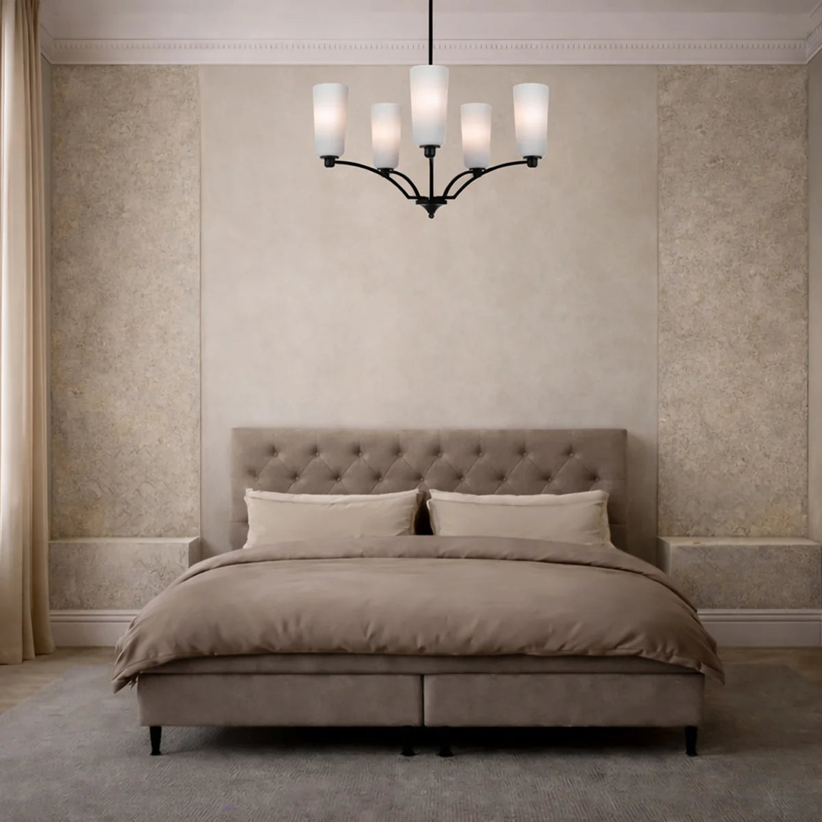 BREVAN 5 LIGHT PENDANT