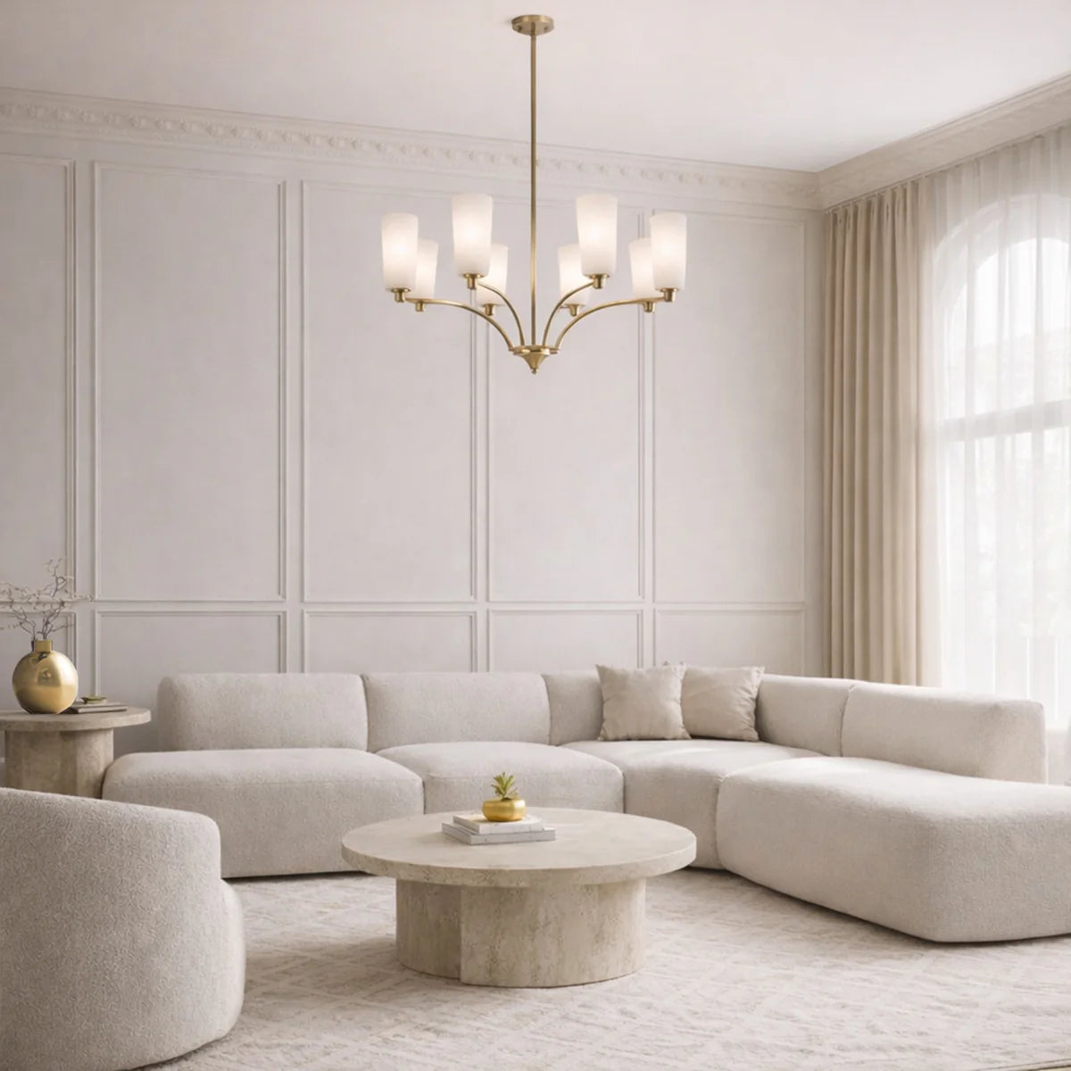 BREVAN 8 LIGHT PENDANT