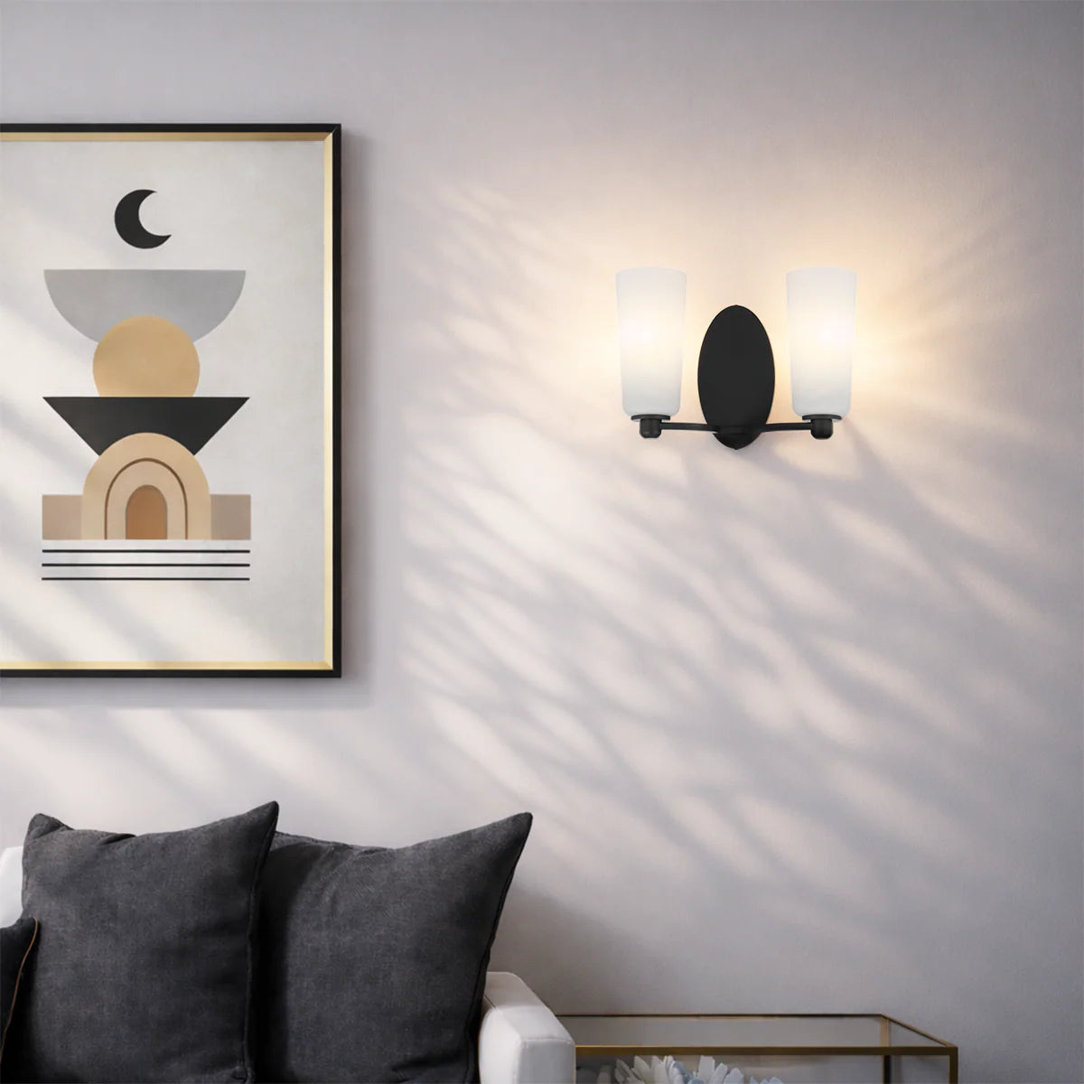 BREVAN 2 LIGHT WALL BRACKET