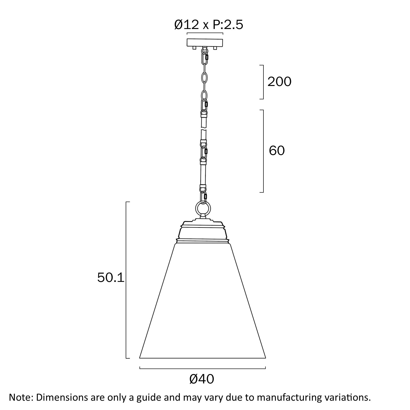 BRINE 40 PENDANT LIGHT