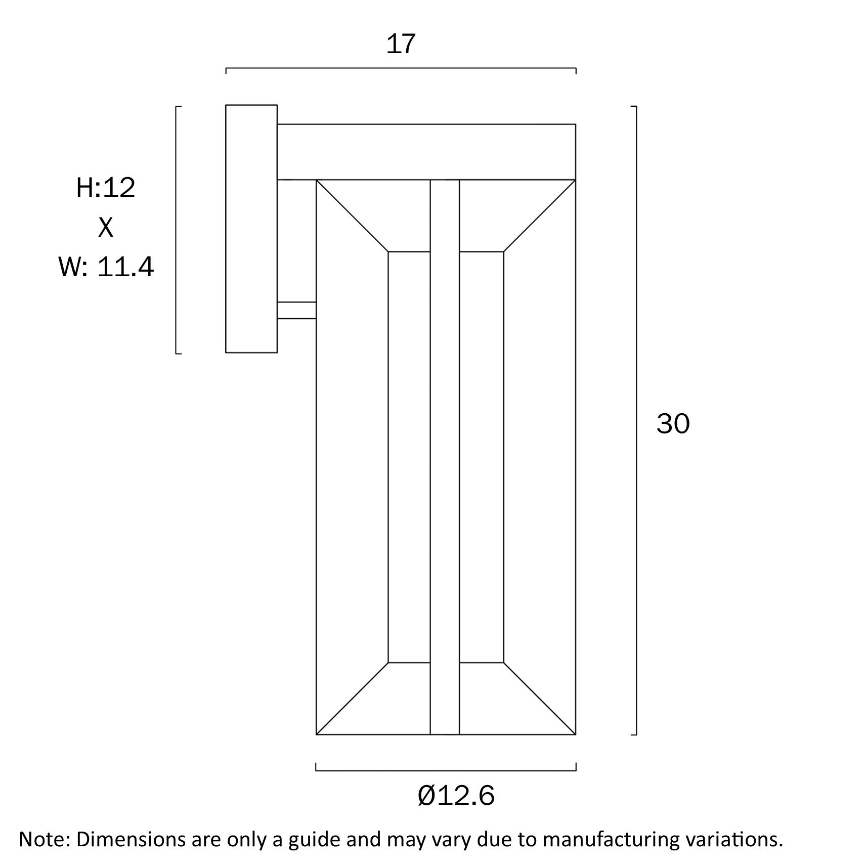 BRIXON 30 EXTERIOR WALL LAMP