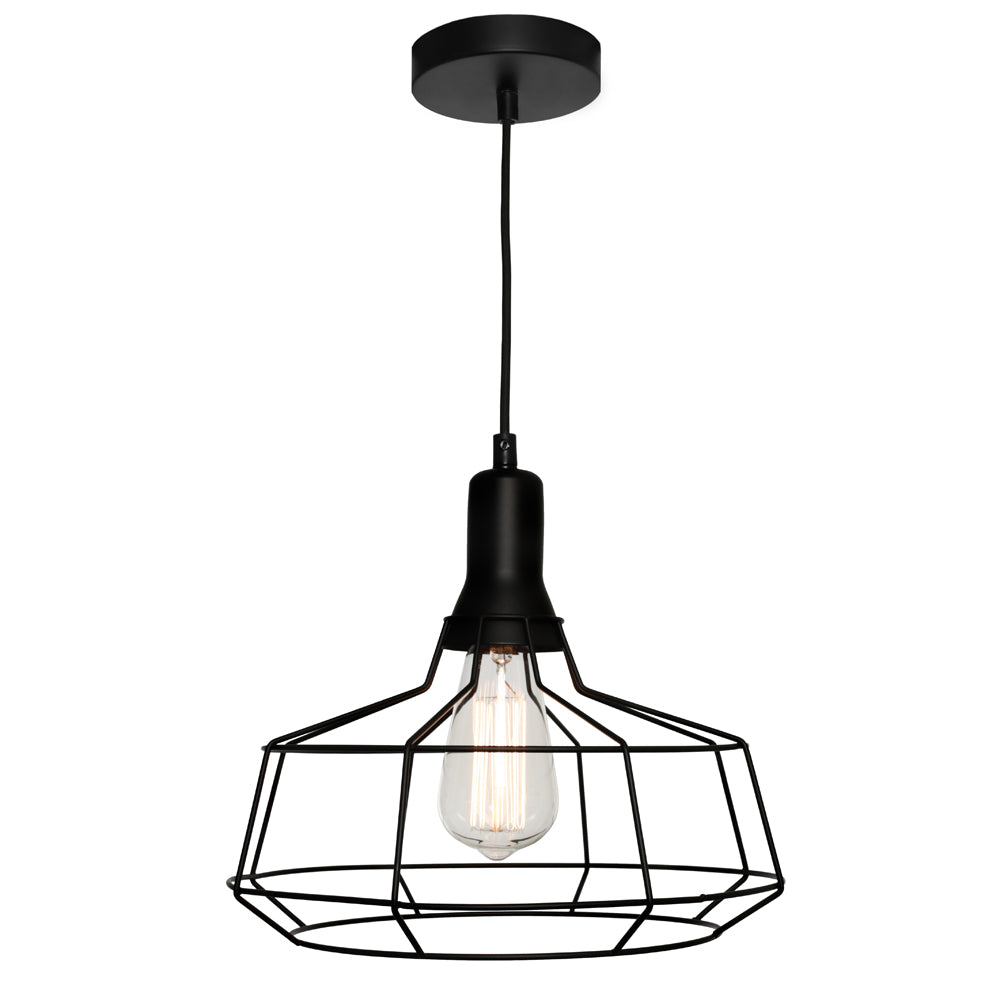 CAGE 1LT LARGE PENDANT