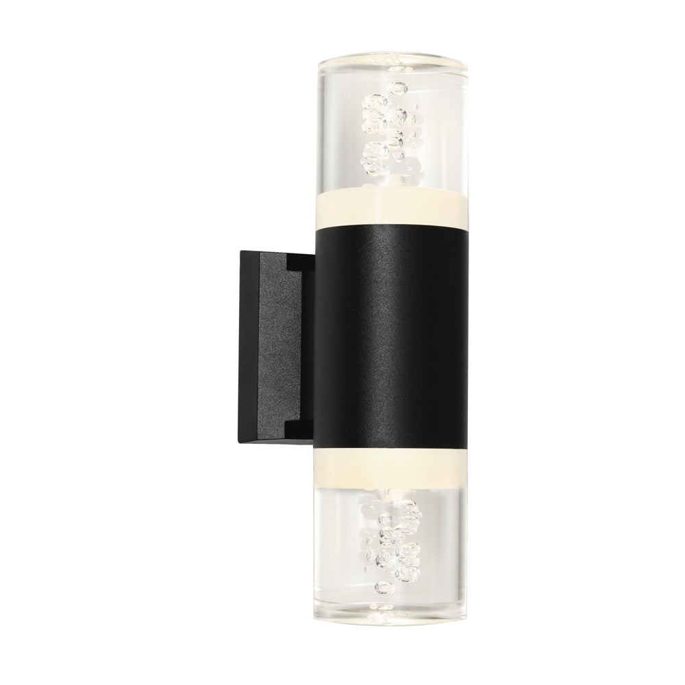 CALGARY EXTERIOR WALL LIGHT BLACK