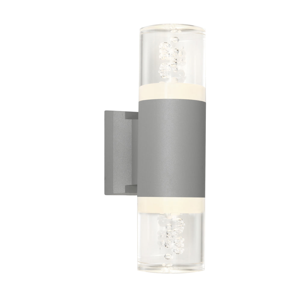 CALGARY EXTERIOR WALL LIGHT SILVER