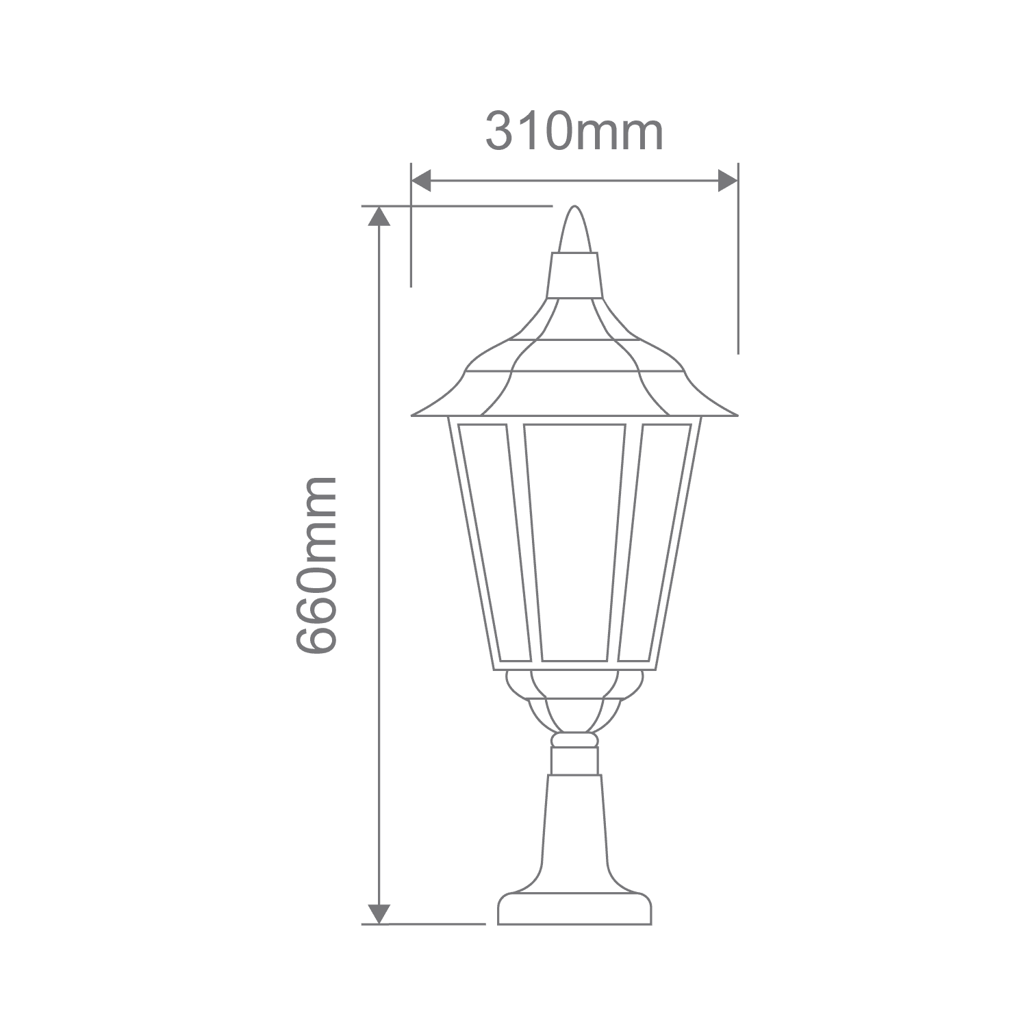 CHESTER Large Pillar Mount