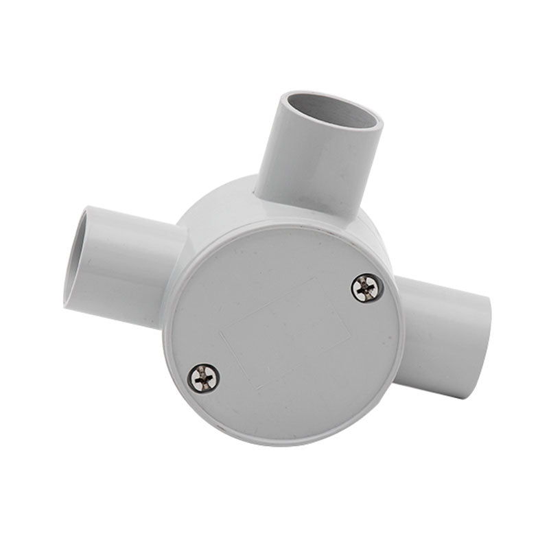 20mm Grey 3-way Junction Box
