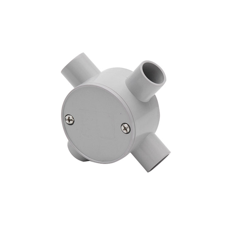 20mm Grey 4-way Junction Box