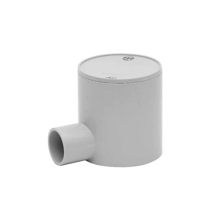 20mm Grey 1-way Deep Junction Box