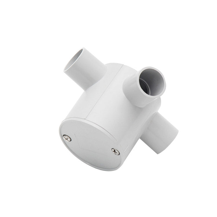 20mm Grey 4-way Deep Junction Box