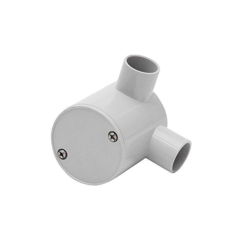 20mm Grey 2-way Angled Deep Junction Box