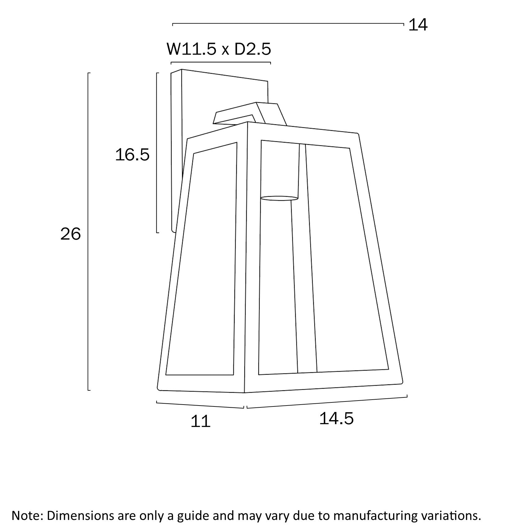 COSCA 180 EXTERIOR WALL LIGHT