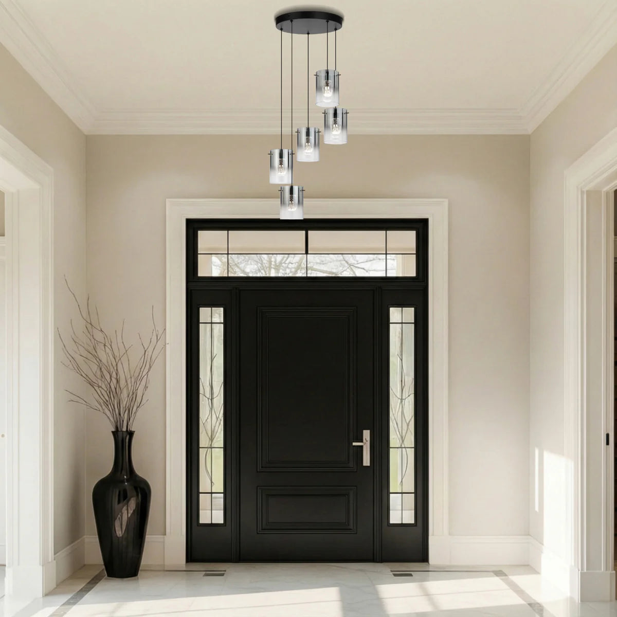 CREVIL 5 LIGHT PENDANT
