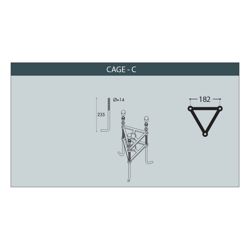 Ektor 2.5m Pole (Black)