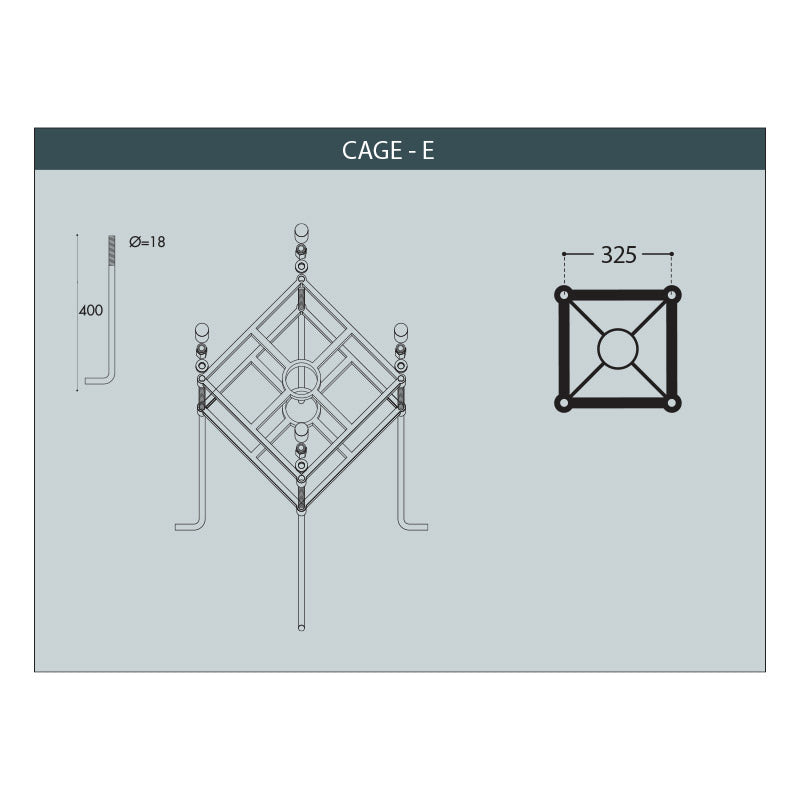 Ektor 6m Pole (Grey)