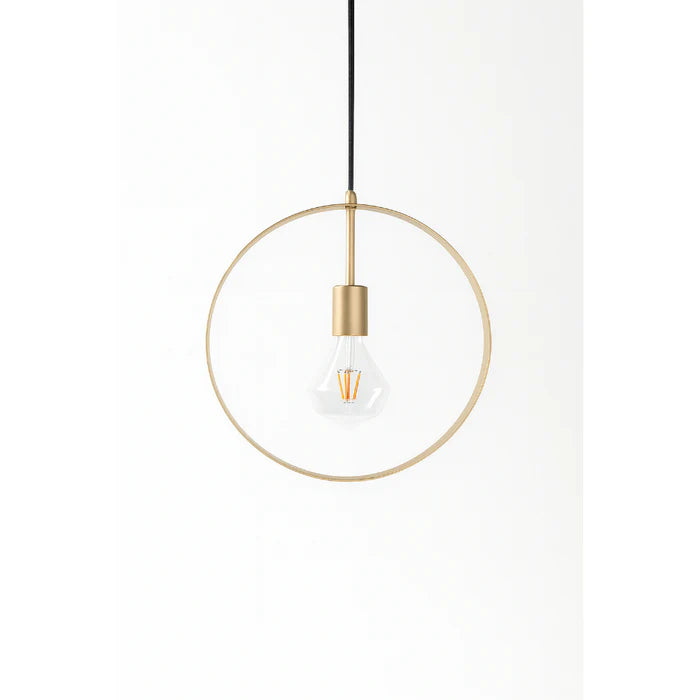 UPANELLO4/5-GD/BLK ANELLO Round Metal Pendant Light