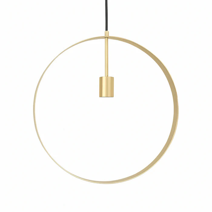 UPANELLO4/5-GD/BLK ANELLO Round Metal Pendant Light