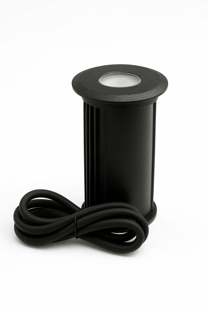 UIG-SS/BLK-3WH/WW 12V 3W Round LED Deck Light