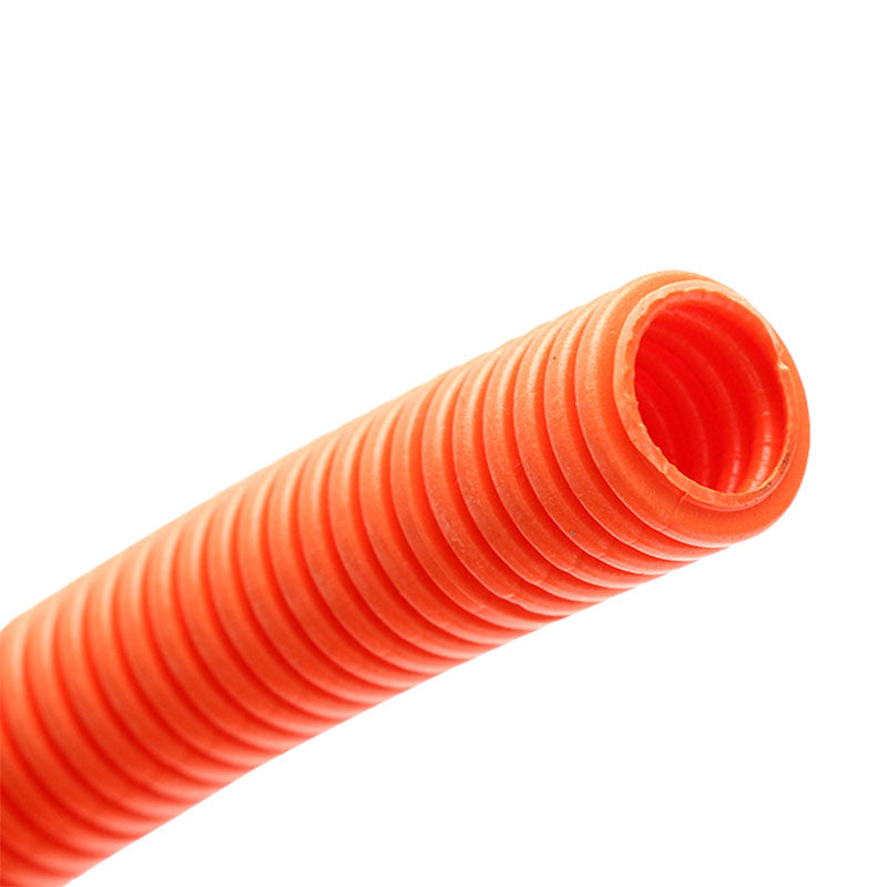 20mm Orange Heavy Duty Corrugated Conduit (25m)