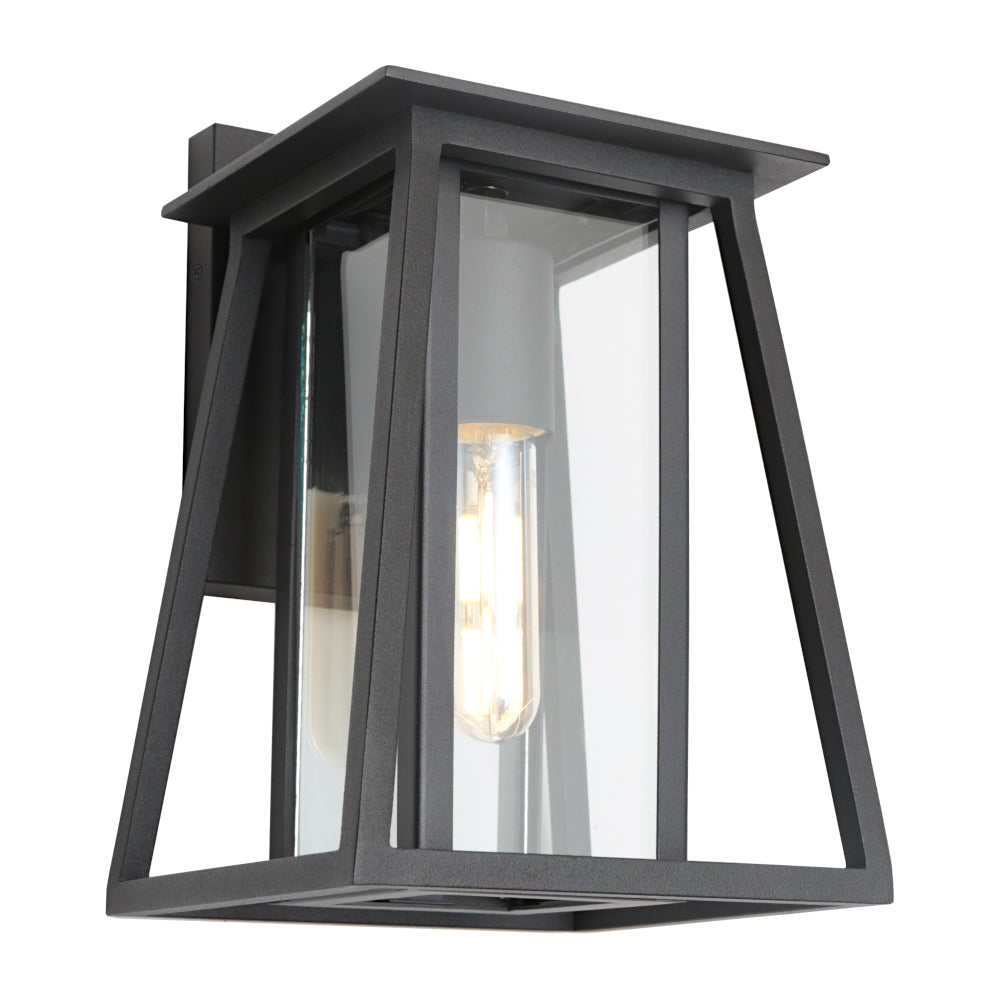 DOVER 1LT EXTERIOR WALL LIGHT BLACK
