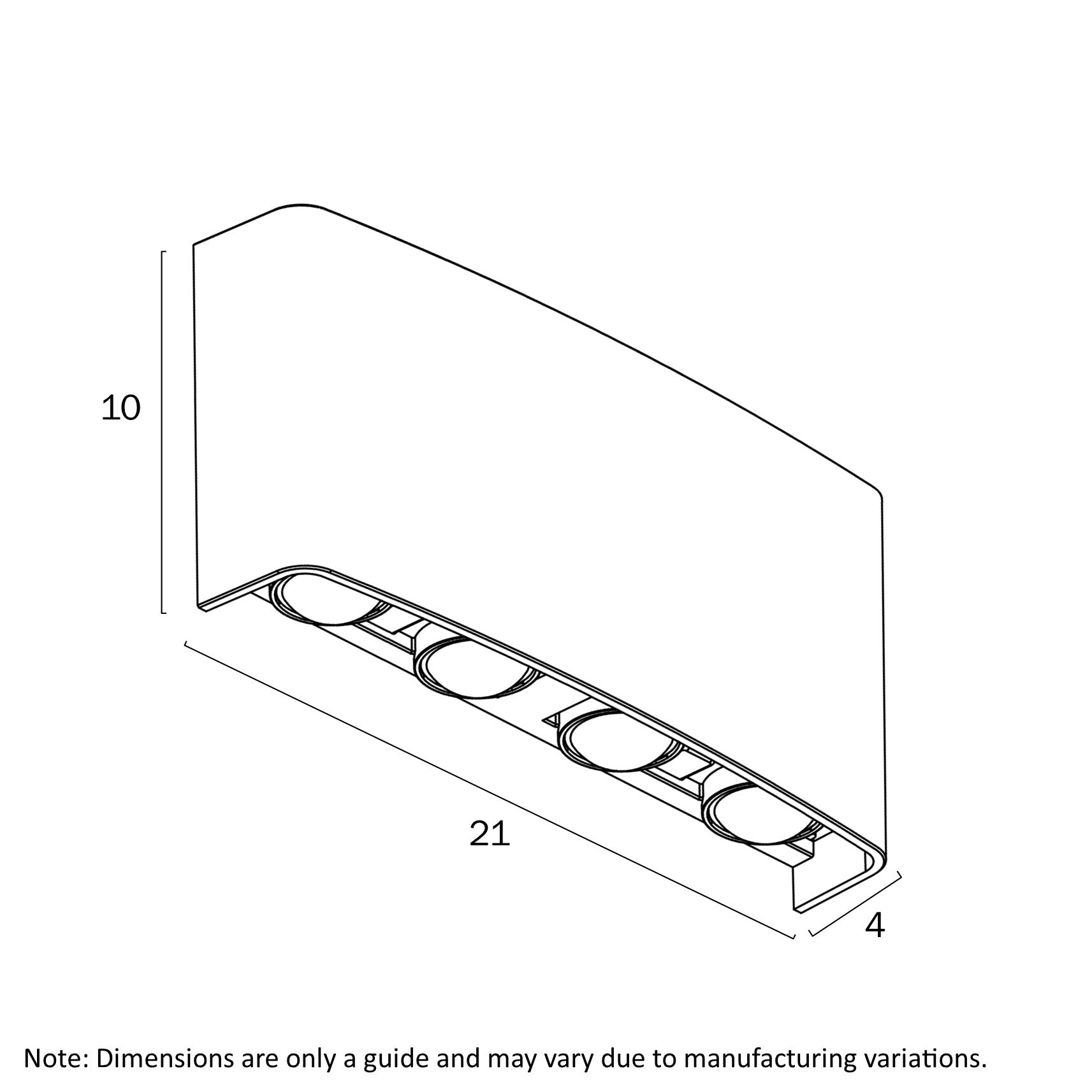 EYVOR 8 LIGHT WALL LIGHT