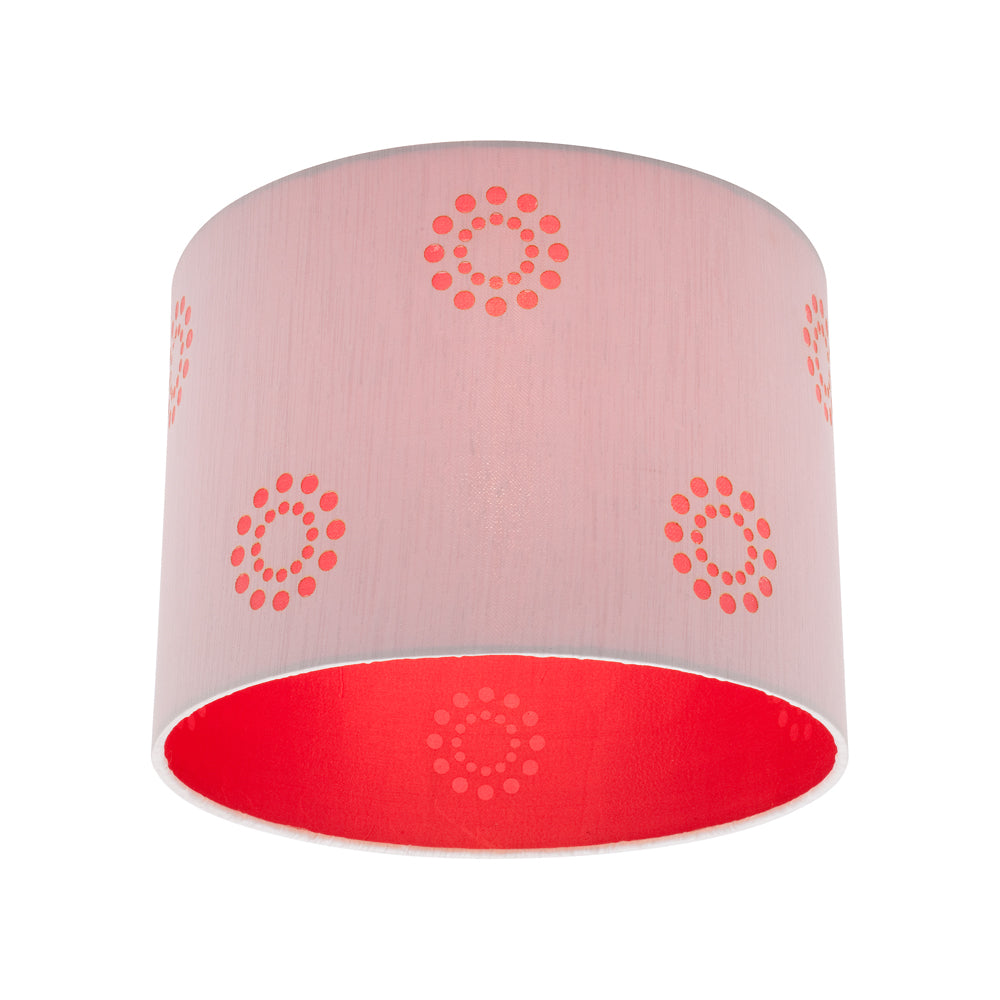 FABIAN 1LT BATTEN FIX SILVER/RED