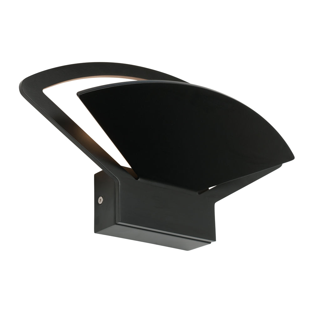 FIESTA 12W LED WALL LIGHT BLACK