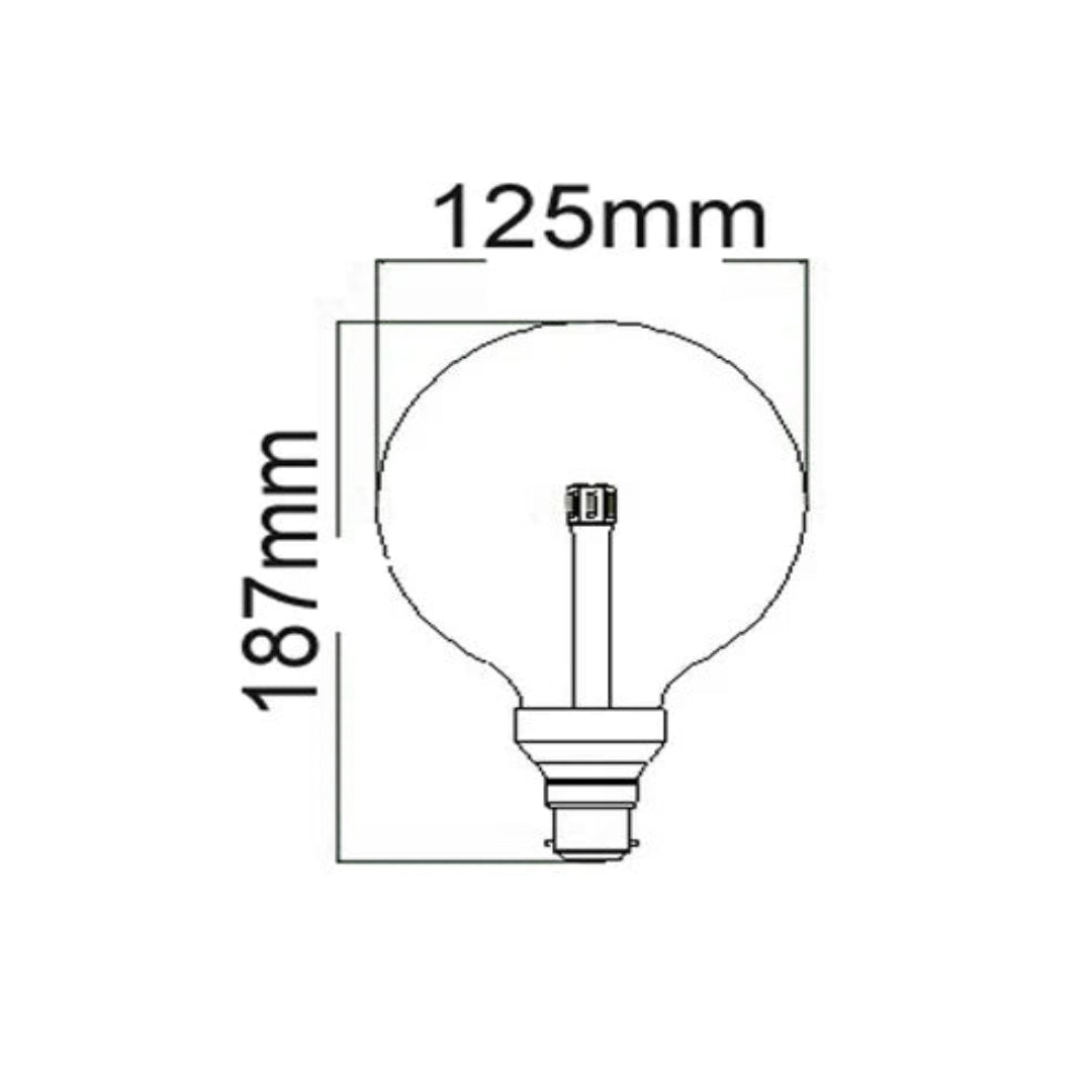 G95 LED Globes Clear / Frosted Diffuser (6W)
