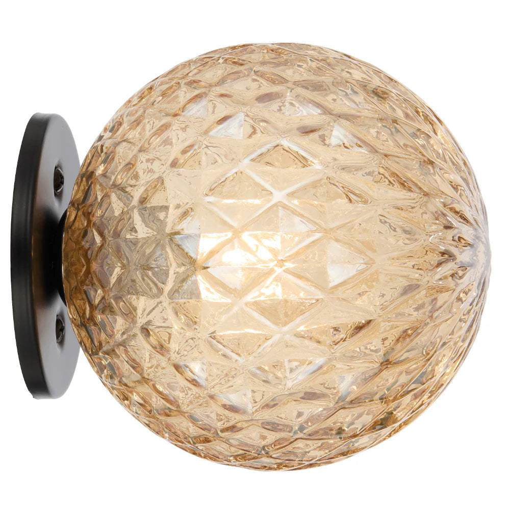 GASTON WALL LIGHT BLACK