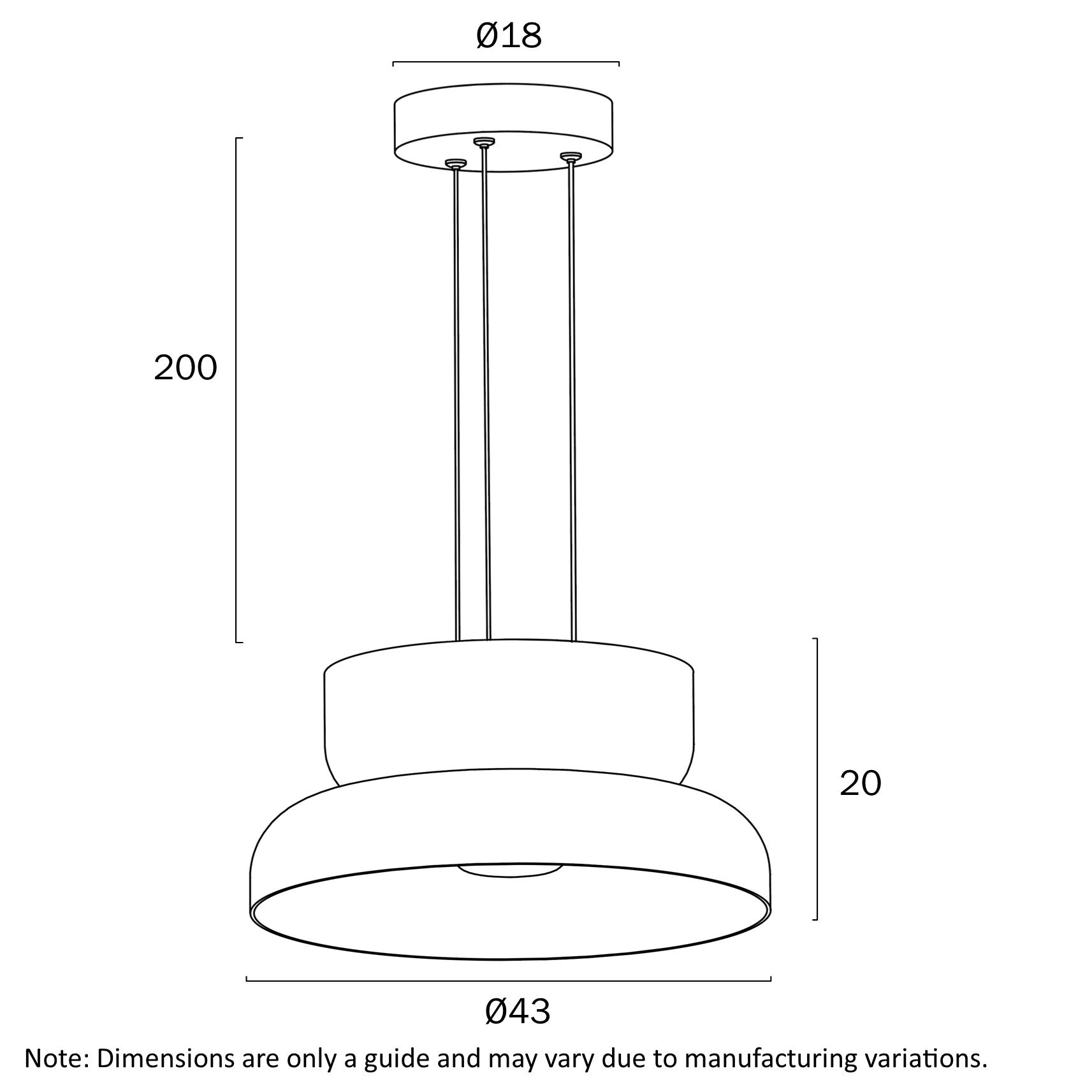 SKAPA LED PENDANT LIGHT
