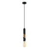 GOLDA: Interior Tube with Brass Highlight Pendant Lights