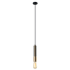 GOLDA: Interior Tube with Brass Highlight Pendant Lights